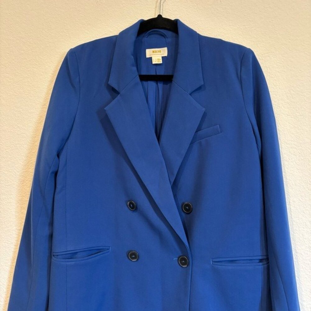 Anthropologie Maeve Double Breasted Blazer Jacket Oversized